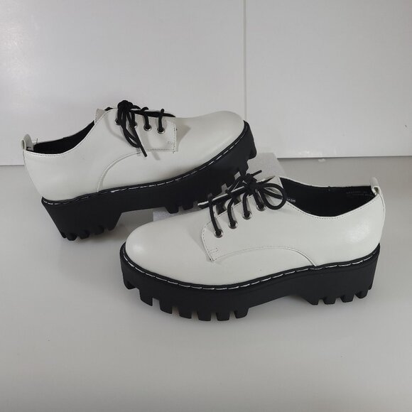 Bamboo Lug Sole Women's Platform Shoes Size 9 - Bamboo 41089-2 - Picture 1 of 9